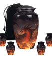  Dragon Urn Large Urn 10 Inch