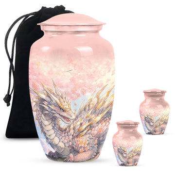 Large Urn With 2 Keepsake Urn