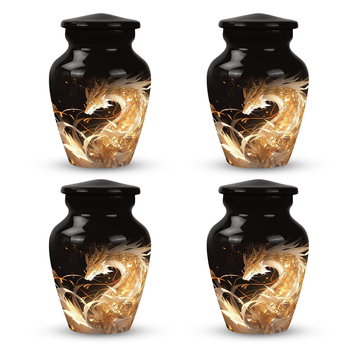  Dragon Urn Large Urn With 1 Keepsake Urn