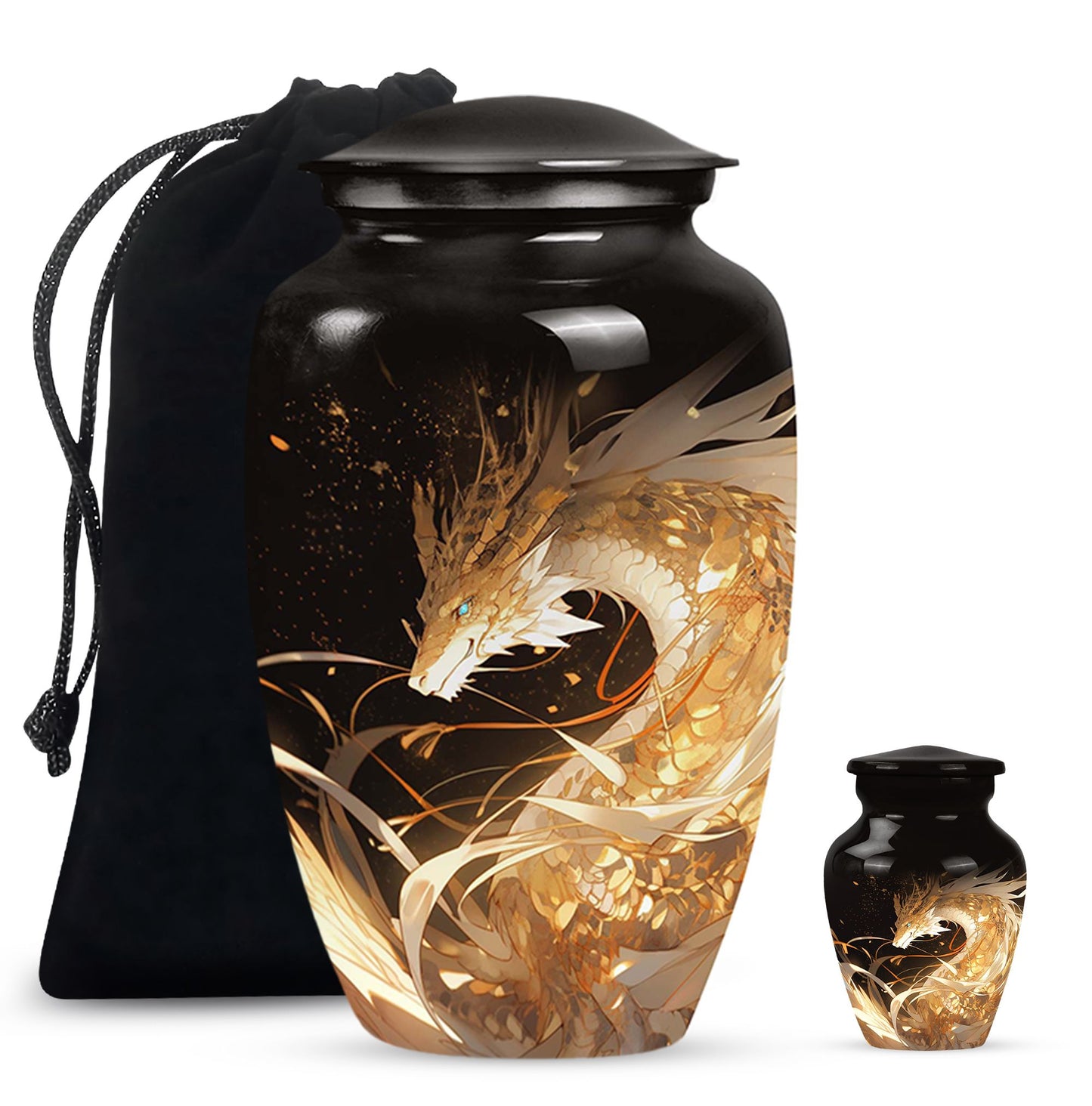  Dragon Urn Large Urn With 2 Keepsake Urn