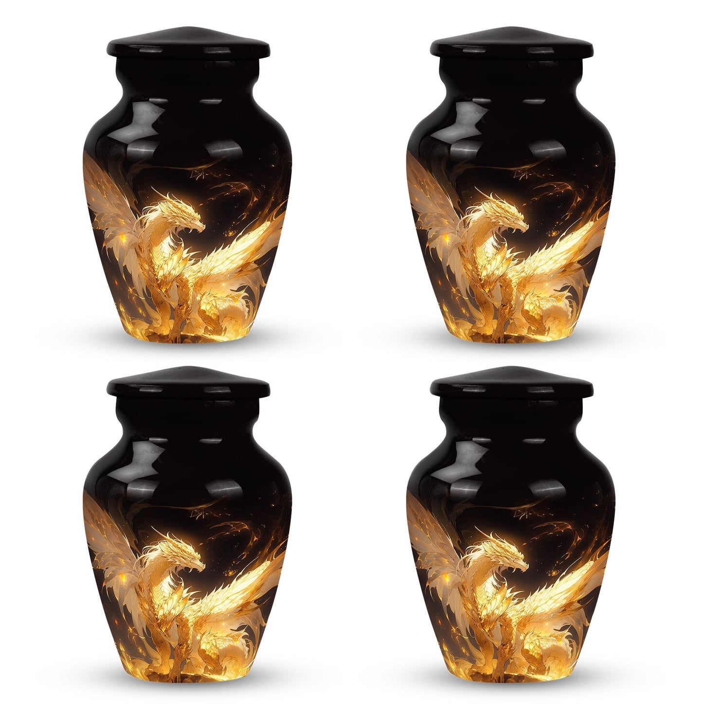  Dragon Urn Large Urn With 1 Keepsake Urn