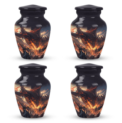 Personalized Beach Cremation Urn for Men & Women - 10-inch, 200 cu in - Yatskia