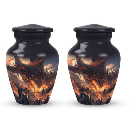 Personalized Beach Cremation Urn for Men & Women - 10-inch, 200 cu in - Yatskia