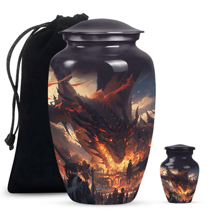 Personalized Beach Cremation Urn for Men & Women - 10-inch, 200 cu in - Yatskia