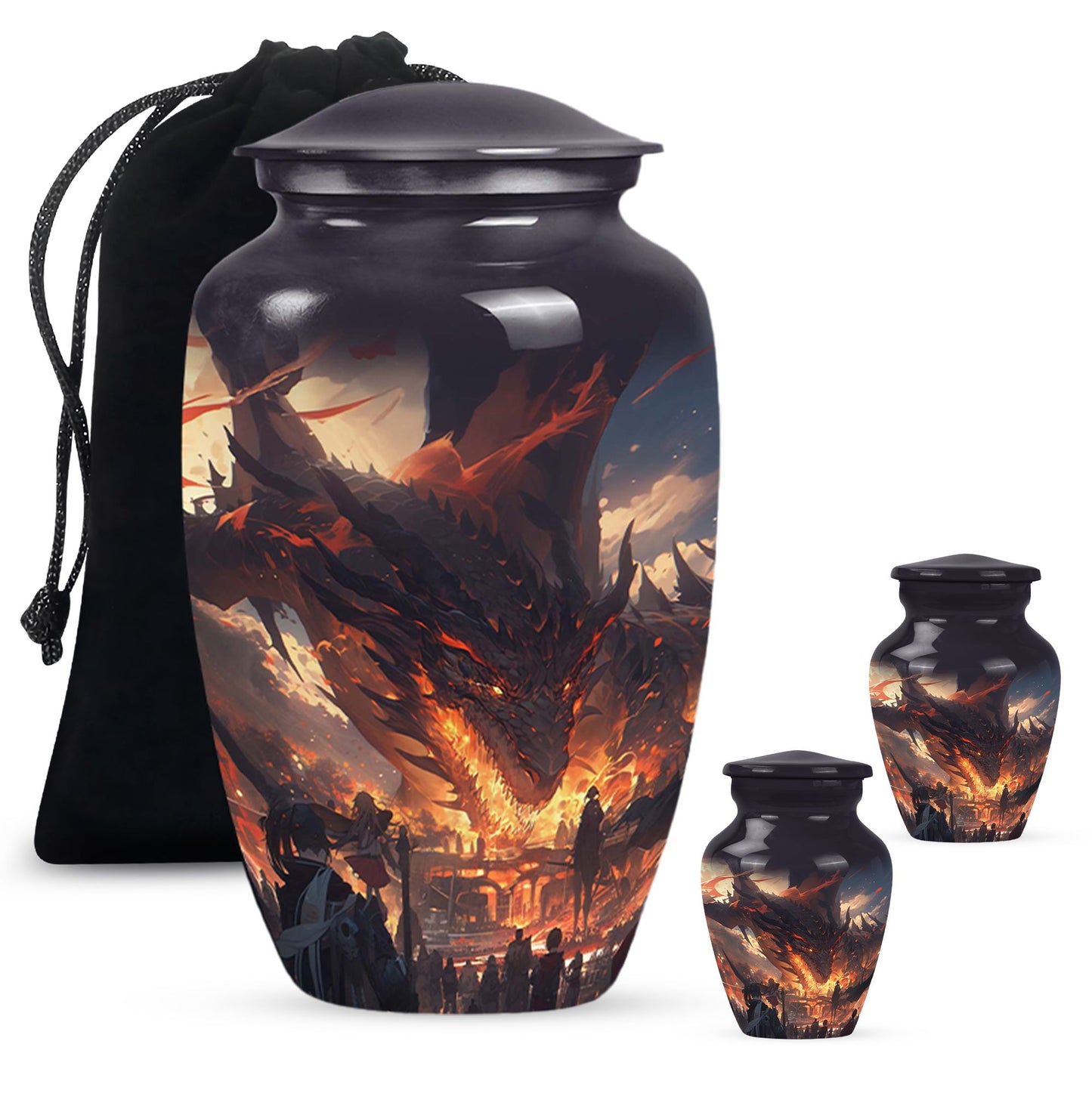 Personalized Beach Cremation Urn for Men & Women - 10-inch, 200 cu in - Yatskia
