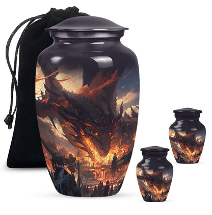 Personalized Beach Cremation Urn for Men & Women - 10-inch, 200 cu in - Yatskia