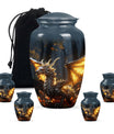 Golden Dragon Cremation Urn for Human Ashes - Funeral Urns For Adult