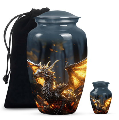 Personalized Beach Cremation Urn for Adult - 10-inch, 200 cu in - Yatskia