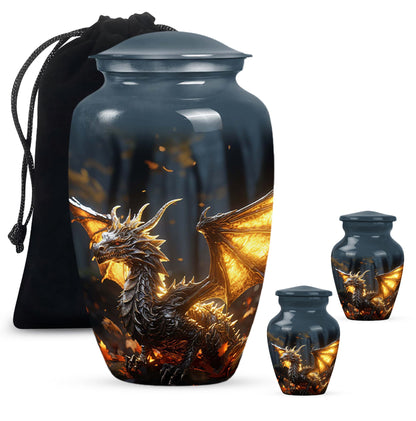 Personalized Beach Cremation Urn for Adult - 10-inch, 200 cu in - Yatskia
