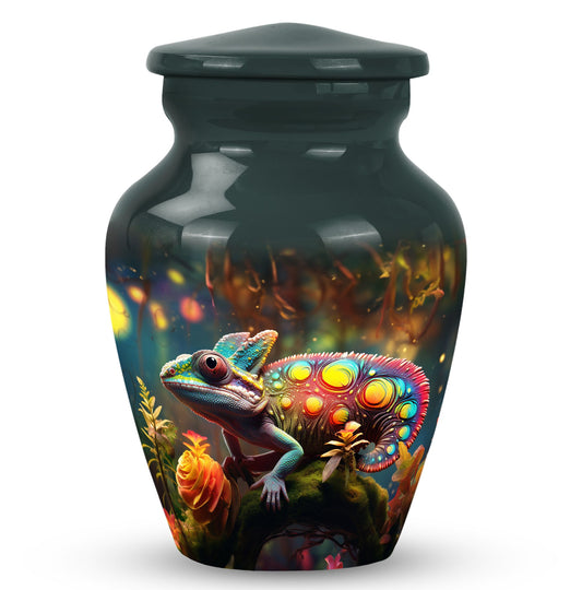 Colorful Personalized Beach Cremation Urn for Mom - 10-inch, 200 cu in - Yatskia