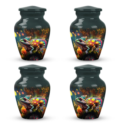 Colorful Personalized Beach Cremation Urn for Mom - 10-inch, 200 cu in - Yatskia