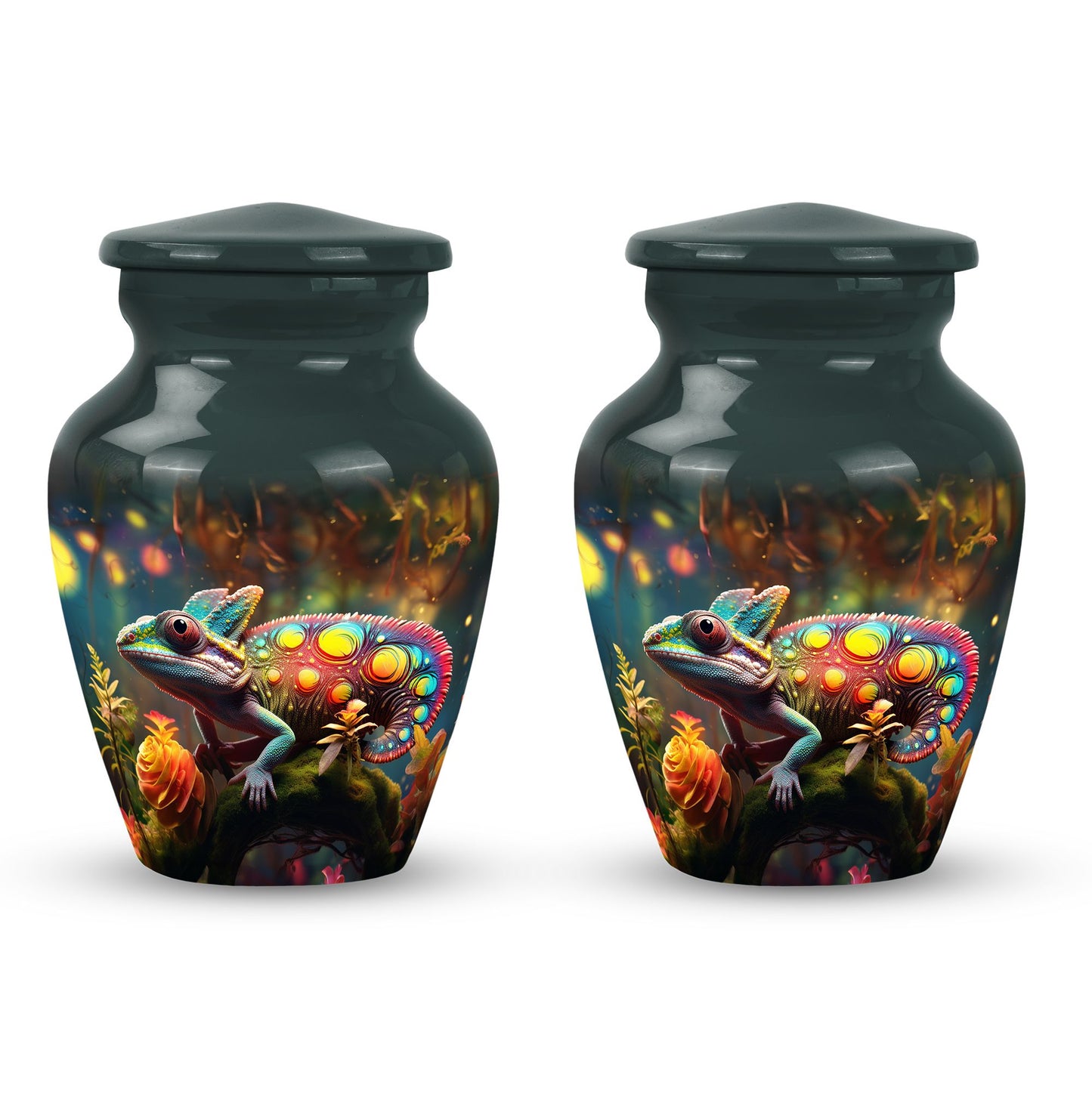 Colorful Personalized Beach Cremation Urn for Mom - 10-inch, 200 cu in - Yatskia