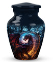Dark Flame Dragon Cremation Urn for Human Ashes - Funeral Urns For Ashes