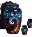 Dark Flame Dragon Cremation Urn for Human Ashes - Funeral Urns For Ashes