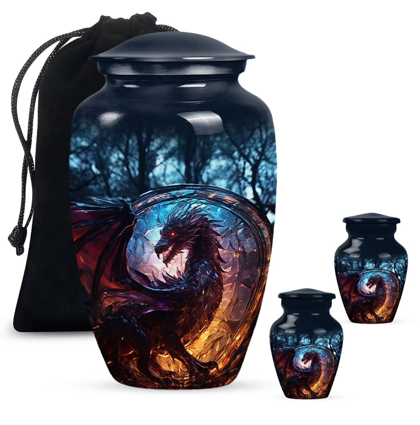 Personalized Beach Cremation Urn for Human Ashes - 10-inch, 200 cu in - Yatskia