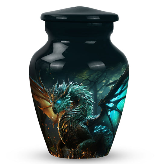 Dragon's Forest Awakening - Dragon Urns Funeral Large Cremation Urns