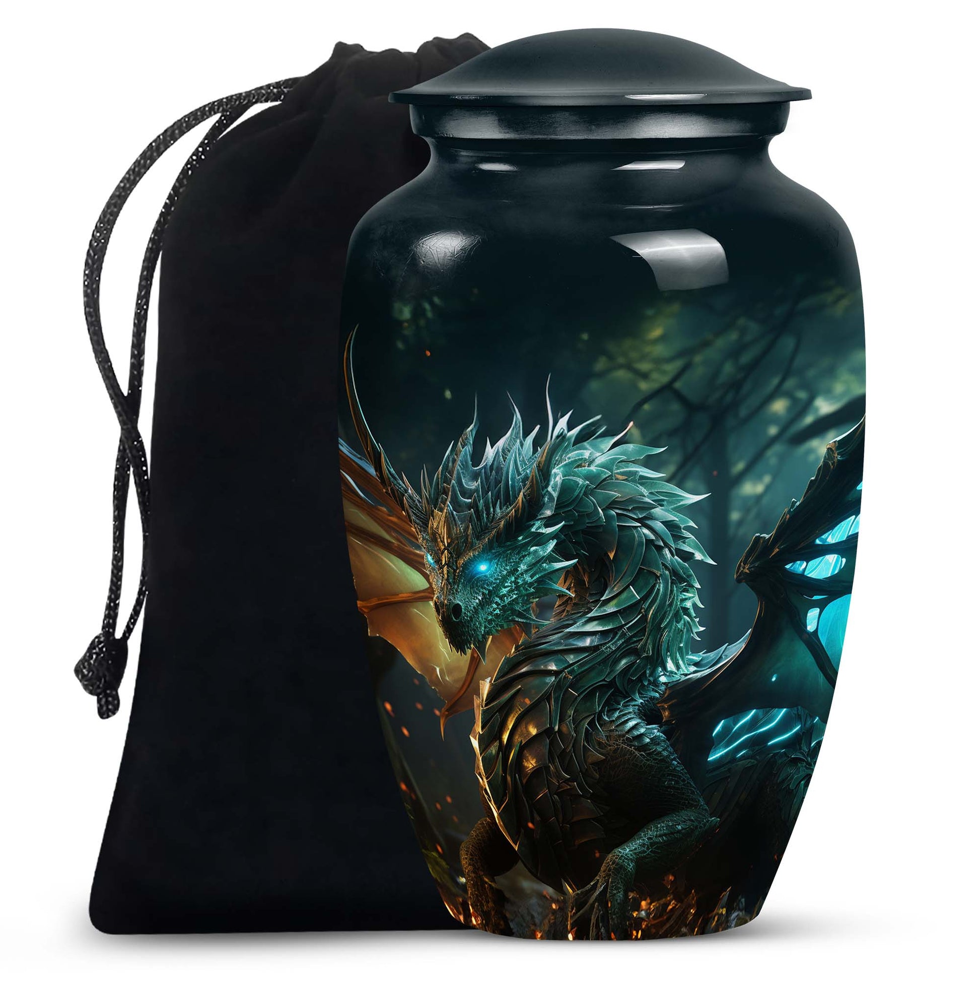 Dragon Cremation Urn – Fantasy Memorial Keepsake for Ashes