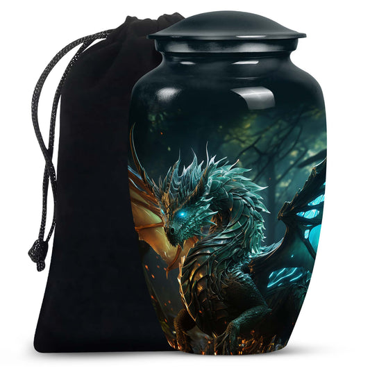 Dragon Cremation Urn – Fantasy Memorial Keepsake for Ashes