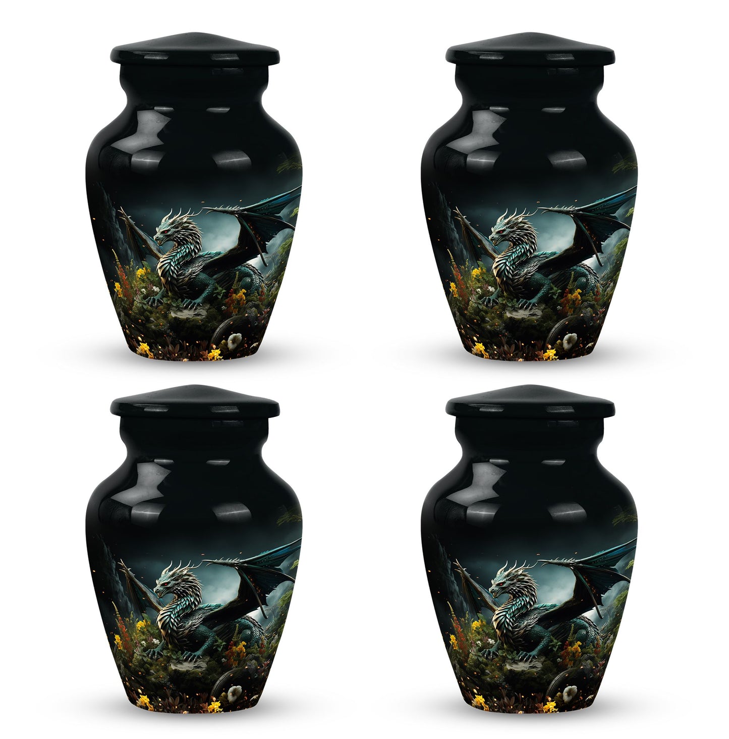 Wood Beach Cremation Urn for Human Ashes - 10-inch, 200 cu in - Yatskia