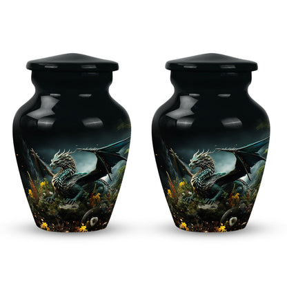 Wood Beach Cremation Urn for Human Ashes - 10-inch, 200 cu in - Yatskia