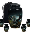 Dragon Of Enchanted Woods - Dragon Urns Funeral Large  Urns