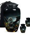 Dragon Of Enchanted Woods - Dragon Urns Funeral Large  Urns