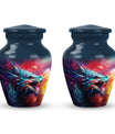 Colorful Dragon Urn - Dragon Urns Funeral Large Cremation Urns For Ashes