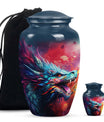 Colorful Dragon Urn - Dragon Urns Funeral Large Cremation Urns For Ashes