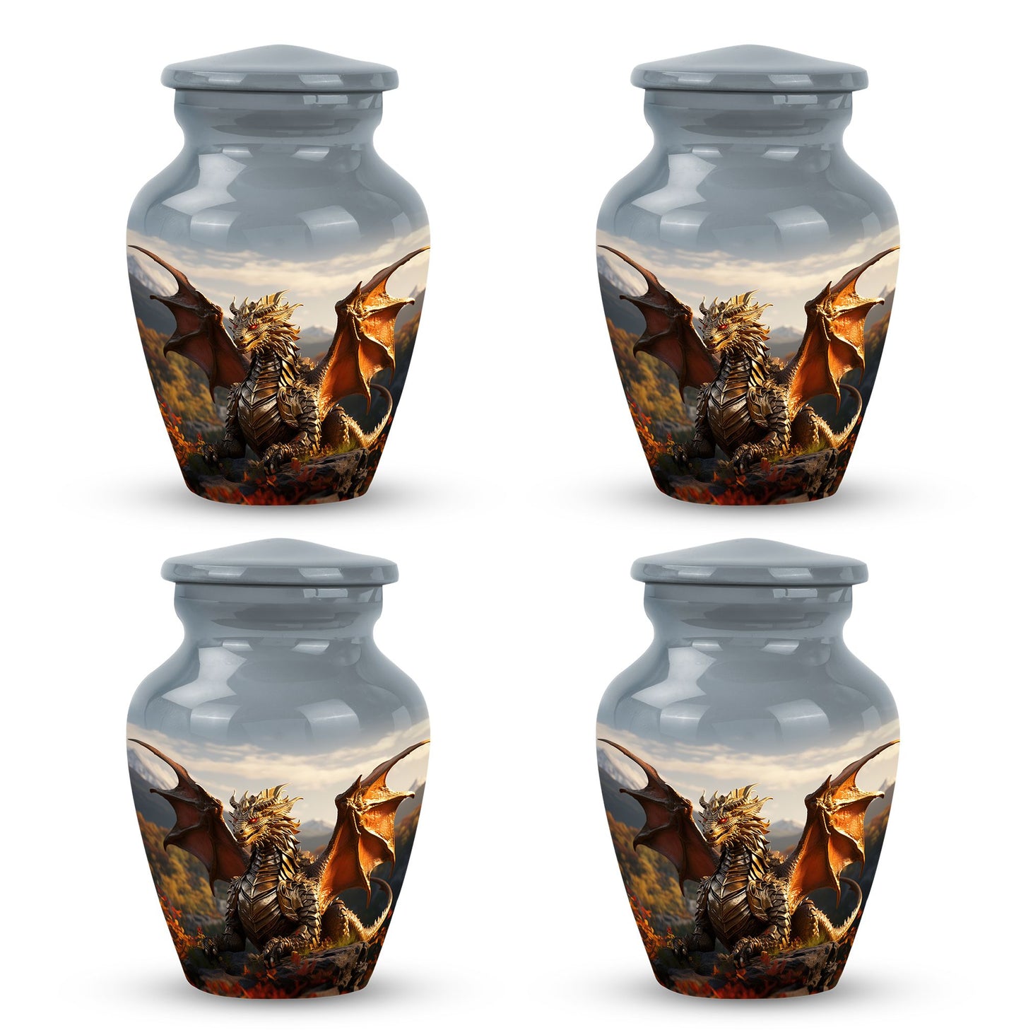 Personalized Beach Cremation Urn for Mom - 10-inch, 200 cu in - Yatskia