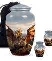 Golden Dragon Cremation Urn for Human Ashes - Large Urn For Mom