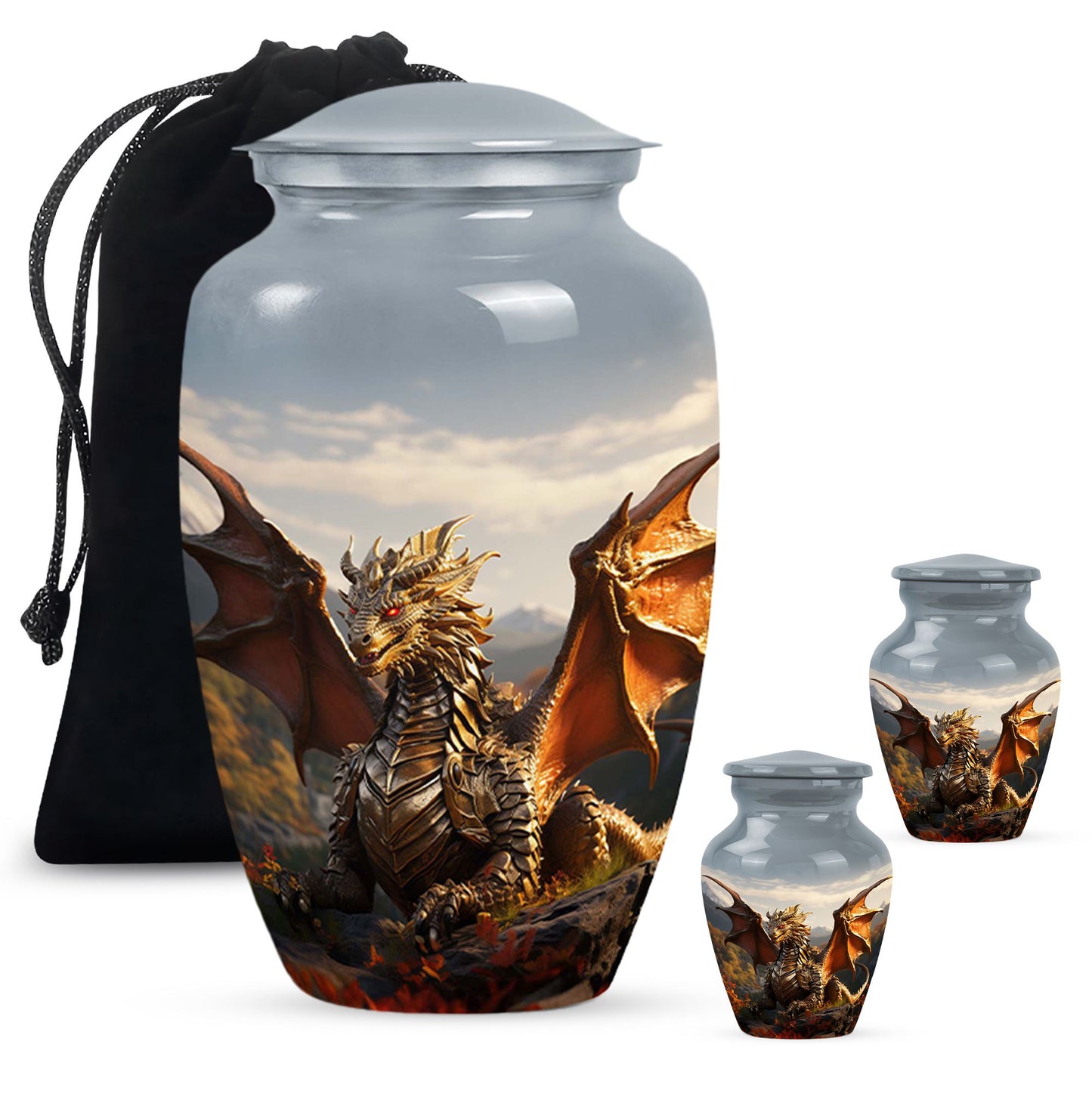Personalized Beach Cremation Urn for Mom - 10-inch, 200 cu in - Yatskia