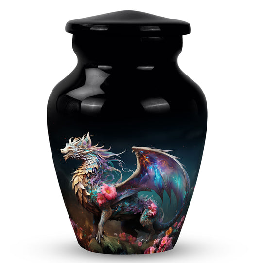 Colorful Personalized Beach Cremation Urn for Human Ashes - 10-inch, 200 cu in - Yatskia