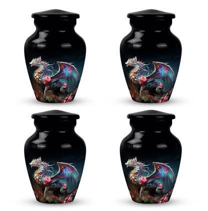 Colorful Dragon Urn For Sale - Dragon Urns Funeral Large Cremation Urns
