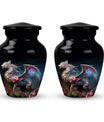 Colorful Dragon Urn For Sale - Dragon Urns Funeral Large Cremation Urns