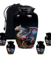 Colorful Dragon Urn For Sale - Dragon Urns Funeral Large Cremation Urns
