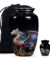 Colorful Dragon Urn For Sale - Dragon Urns Funeral Large Cremation Urns