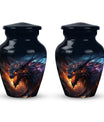 Cosmic Dragon's Roar Urn - Large & Small Cremation Urns For Ashes
