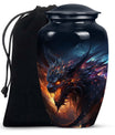 Cosmic Dragon's Roar Urn - Large & Small Cremation Urns For Ashes