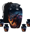 Cosmic Dragon's Roar Urn - Large & Small Cremation Urns For Ashes