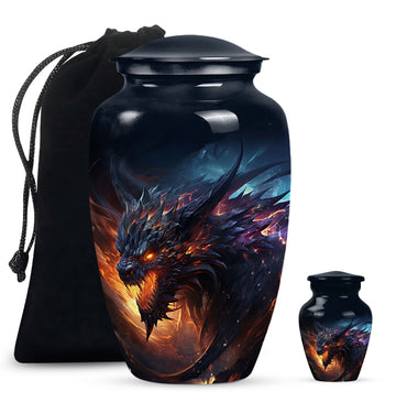 Large Urn With 1 Keepsake Urn