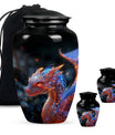 Pink Dragon Urn - Dragon Urns Funeral Large Cremation Urns