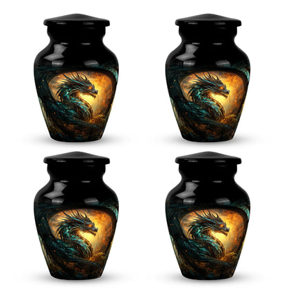Personalized Beach Cremation Urn for Adult - 10-inch, 200 cu in - Yatskia