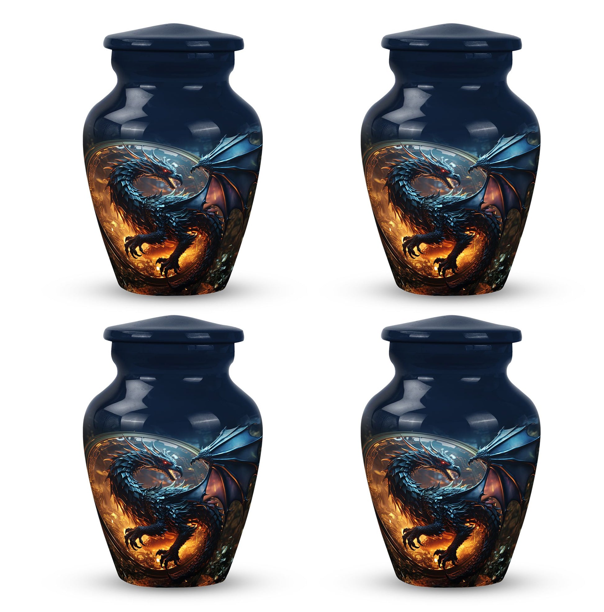 Dragon Memorial Urn - Dragon Urns Funeral Large Cremation Urns