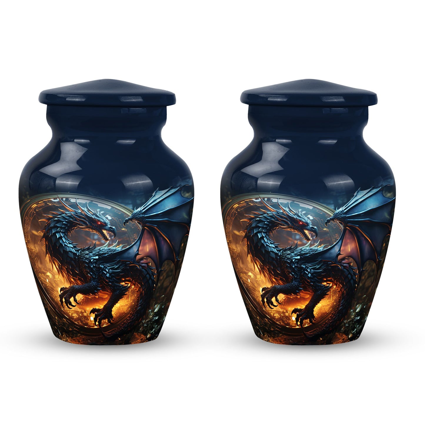 Personalized Beach Cremation Urn for Human Ashes - 10-inch, 200 cu in - Yatskia