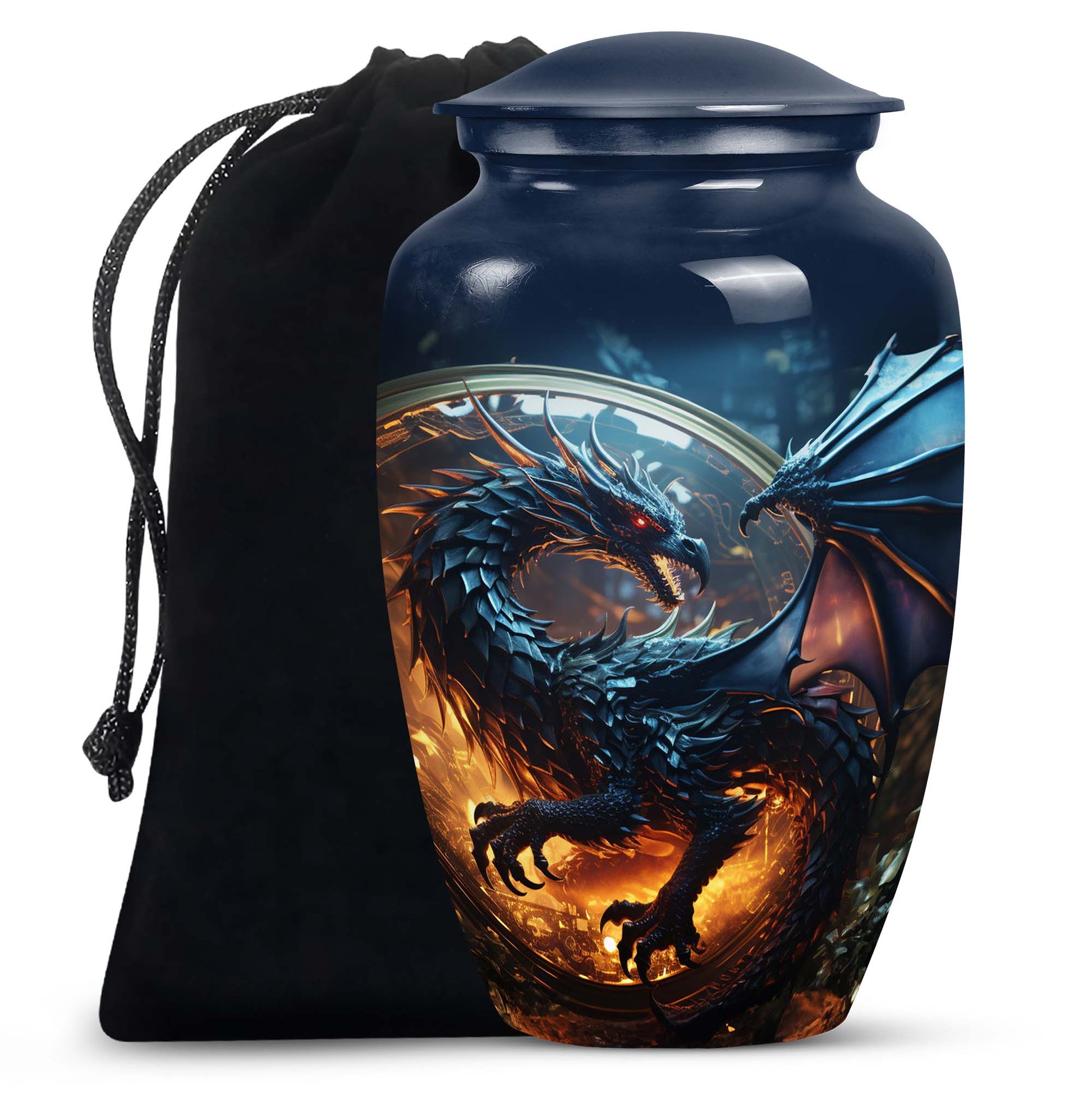 Dragon Memorial Urn - Dragon Urns Funeral Large Cremation Urns