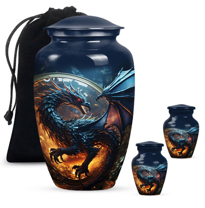 Personalized Beach Cremation Urn for Human Ashes - 10-inch, 200 cu in - Yatskia