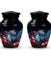 Dragon Moonlit Roses Urn - Dragon Urns Funeral Large  Urns