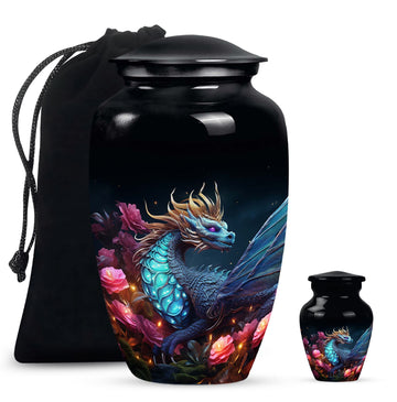 Large Urn With 1 Keepsake Urn