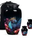 Dragon Moonlit Roses Urn - Dragon Urns Funeral Large  Urns