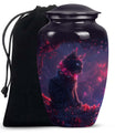 Black Cat Cremation Urn for Adult Ashes - Mystical Ashes Memorial Keepsake
